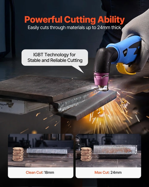 Plasma Cutter, 60A Non-Touch Pilot Arc Plasma Cutting Machine, Digital
